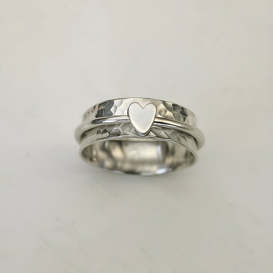 Van Berge Mode©¶© | Zilveren Ring met Hartje