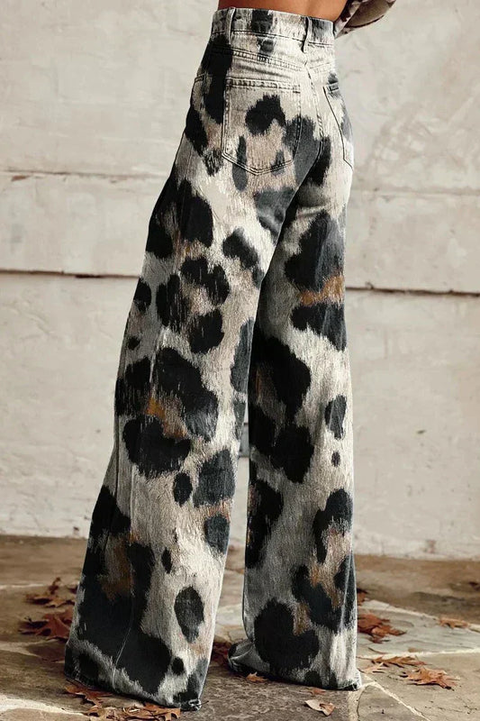Van Berge Mode©| Boho Vintage Broek met Chic Print