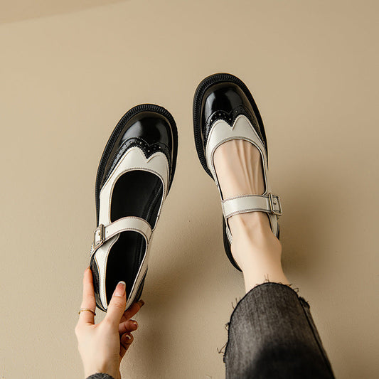 Van Berge Mode® | Tijdloze Mary Jane Schoenen