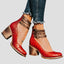 Rood Slangenprint