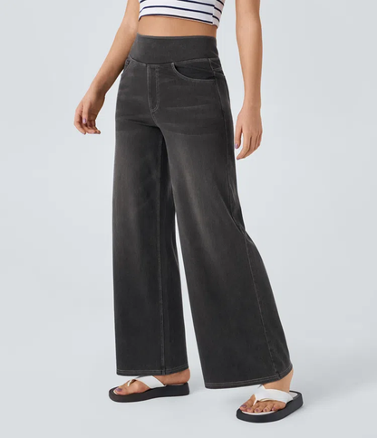 Van Berge Mode©| Comfortabele jeans met hoge taille