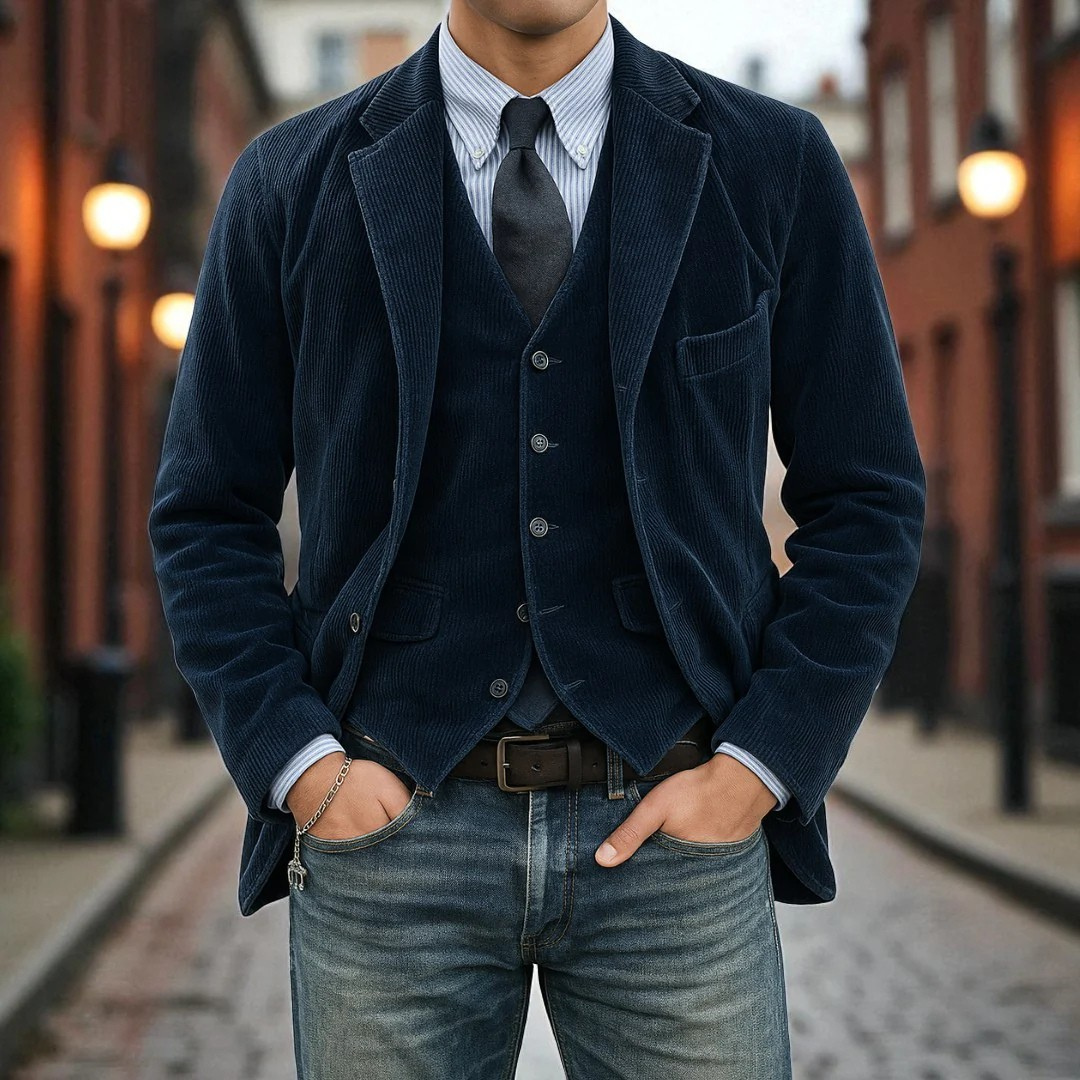 Van Berge Mode® | 2-DELIGE PAK: BLAZER EN VEST