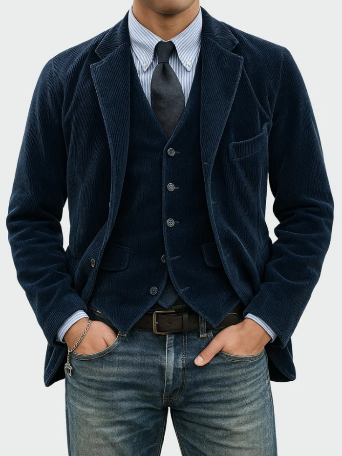 Van Berge Mode® | 2-DELIGE PAK: BLAZER EN VEST
