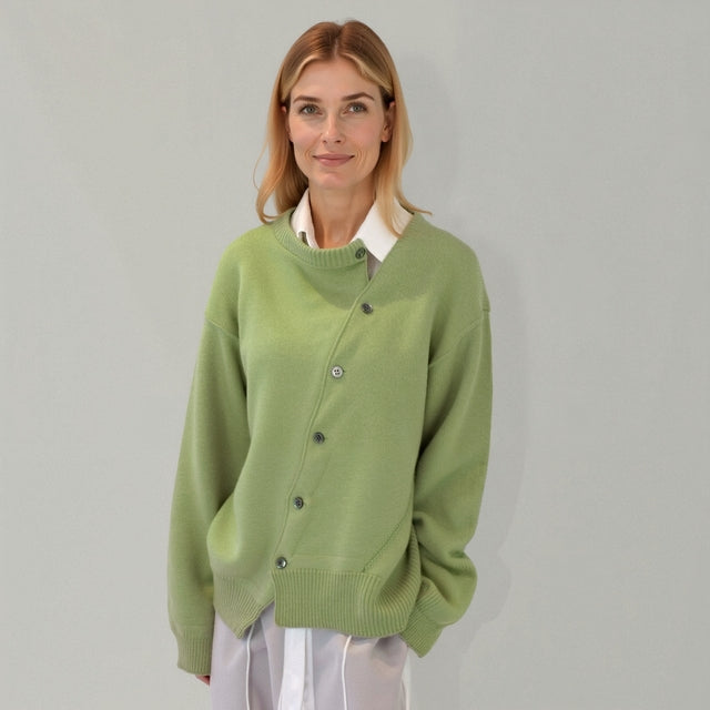 Laluna® | Comodo Gilet met Speelse Knopen Detail