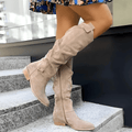 Van Elst Mode® | Stijlvolle Suède Knieboots