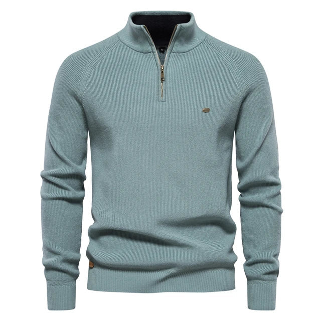 Van Berge Mode® | Gebreide Zip-Up Trui