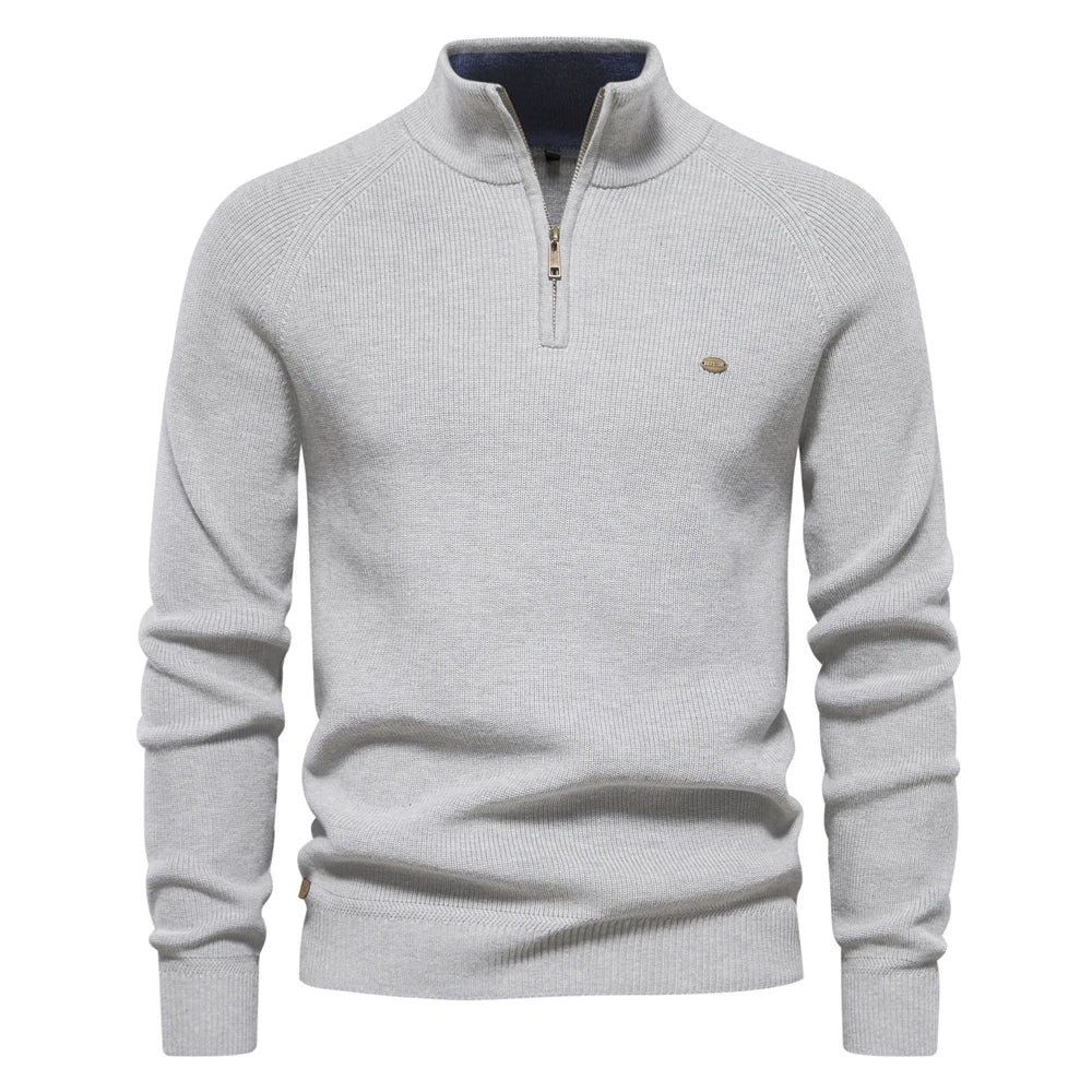 Van Berge Mode® | Gebreide Zip-Up Trui