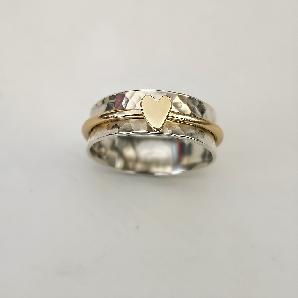 Van Berge Mode© | Laluna® | Zilveren Ring met Hartje