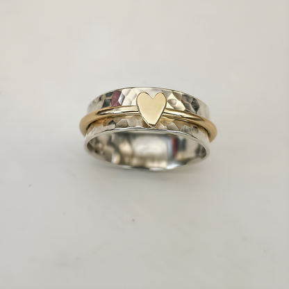 Van Berge Mode© | Laluna® | Zilveren Ring met Hartje