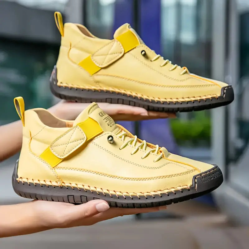 Van Elst Mode® | Comfortabele Sneakers met Brede Neus | Licht & Comfortabel