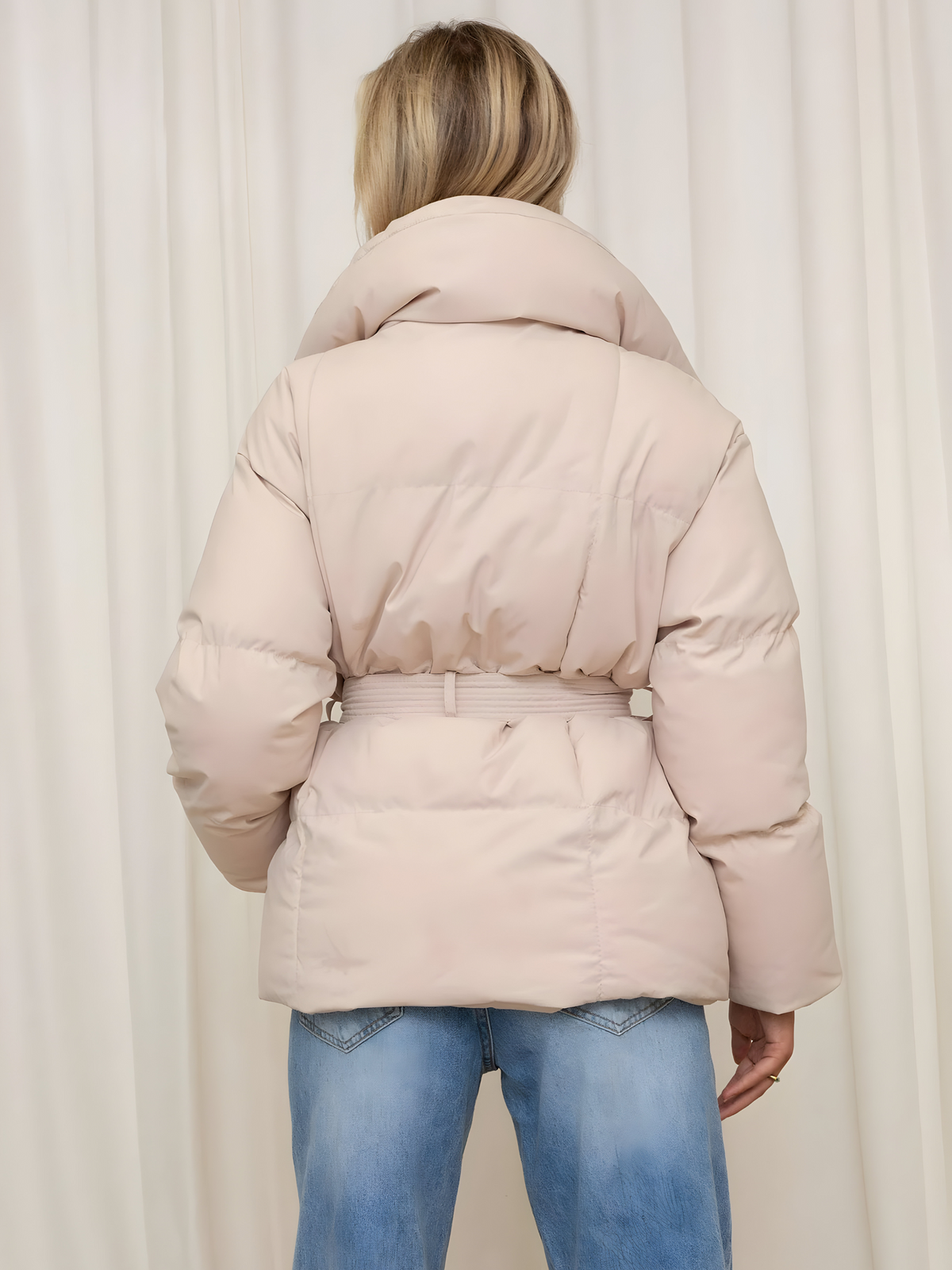 Van Berge Mode®| Elegante Gewatteerde Jas