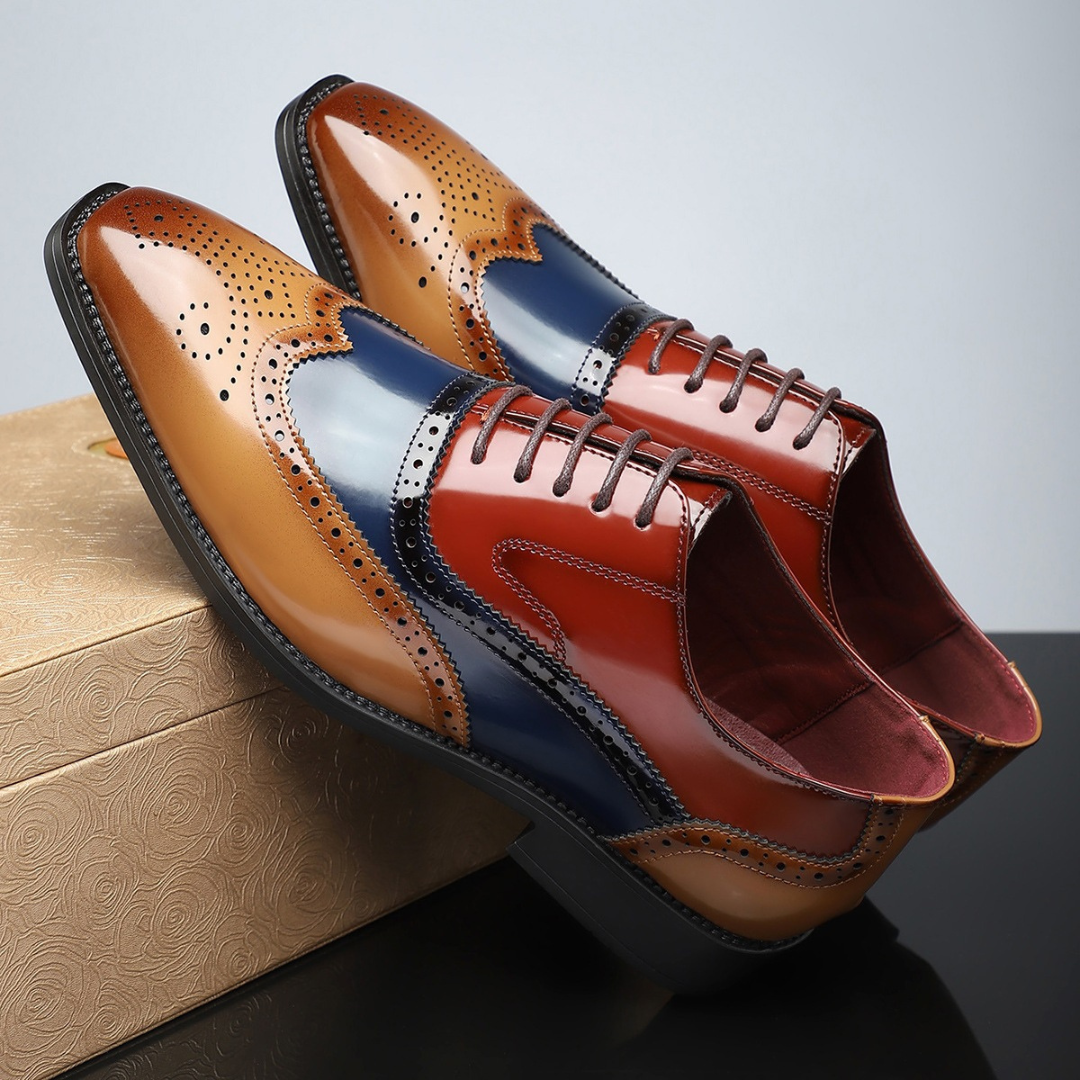 Van Elst Mode® | Wingtip Oxfords met Tijdloze Elegantie en Dagelijks Comfort voor Formele en Casual Looks