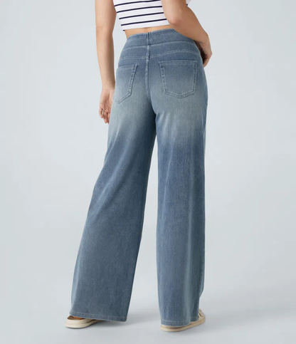 Van Berge Mode©| Comfortabele jeans met hoge taille