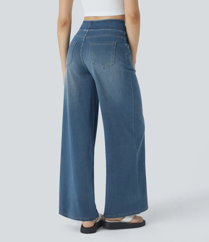 Van Berge Mode©| Comfortabele jeans met hoge taille