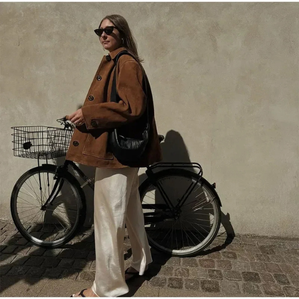Van Berge Mode® | Suede Statement Coat