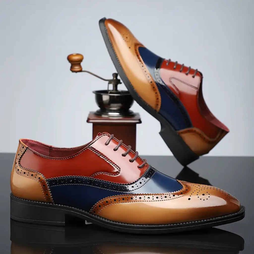 Van Elst Mode® | Wingtip Oxfords met Tijdloze Elegantie en Dagelijks Comfort voor Formele en Casual Looks