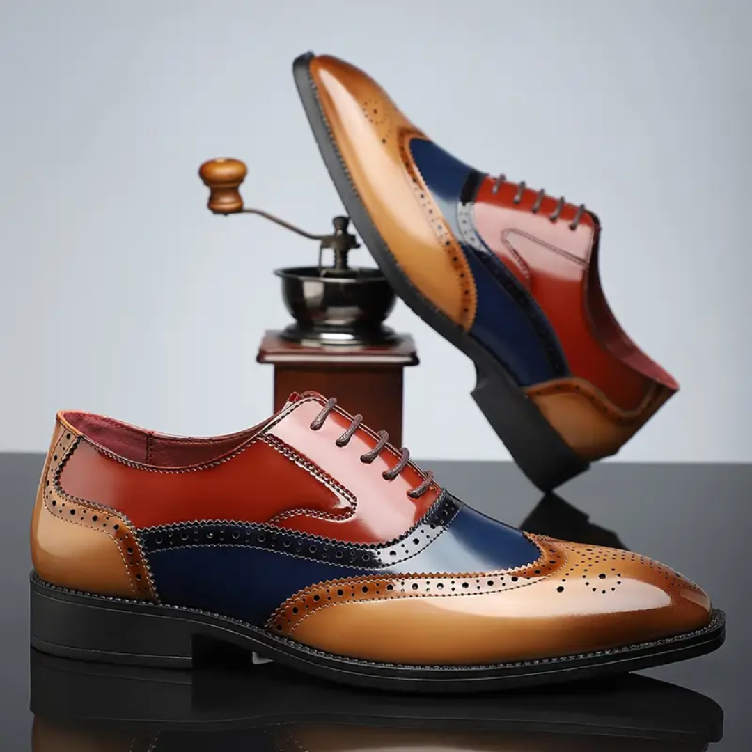 Van Elst Mode® | Wingtip Oxfords met Tijdloze Elegantie en Dagelijks Comfort voor Formele en Casual Looks