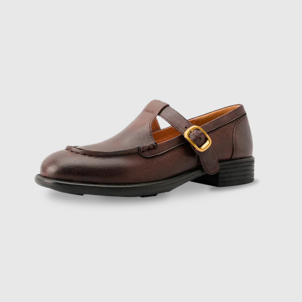 Van Elst Mode®| Retro-geïnspireerde kunstkunstleren Schoenen