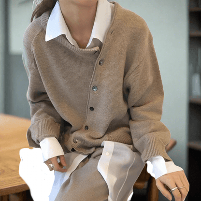 Van Berge Mode® | Cardigan Met Knoopjes