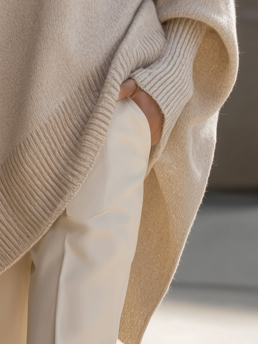 Laluna® | Oversized Lange Modieuze Trui