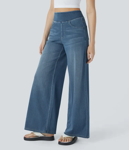 Van Berge Mode©| Comfortabele jeans met hoge taille
