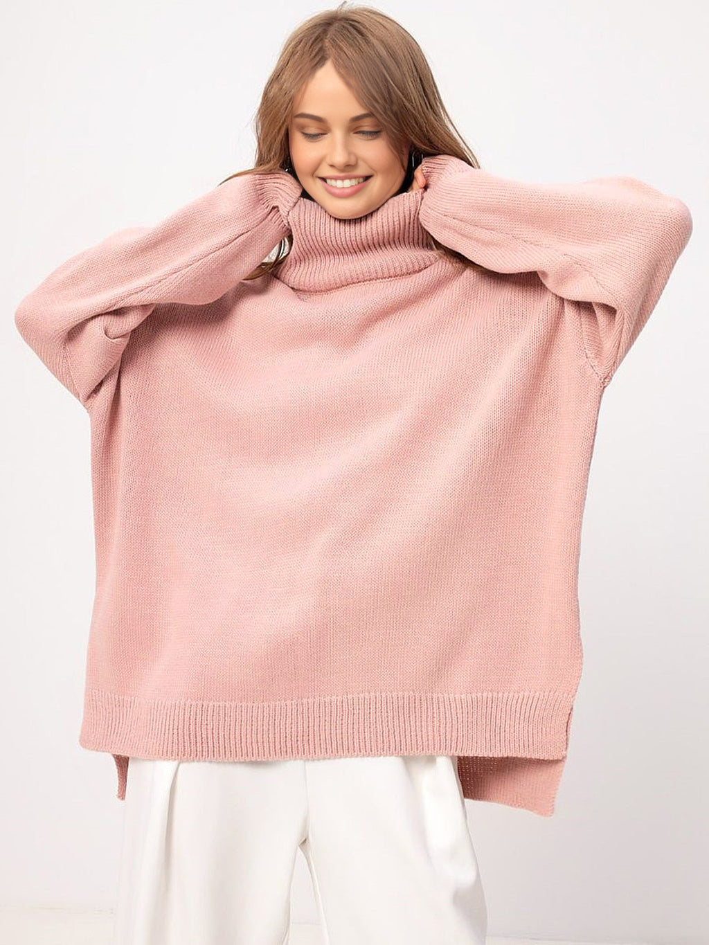 Van Berge Mode® | Oversized Trui met Split