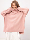 Van Berge Mode® | Oversized Trui met Split