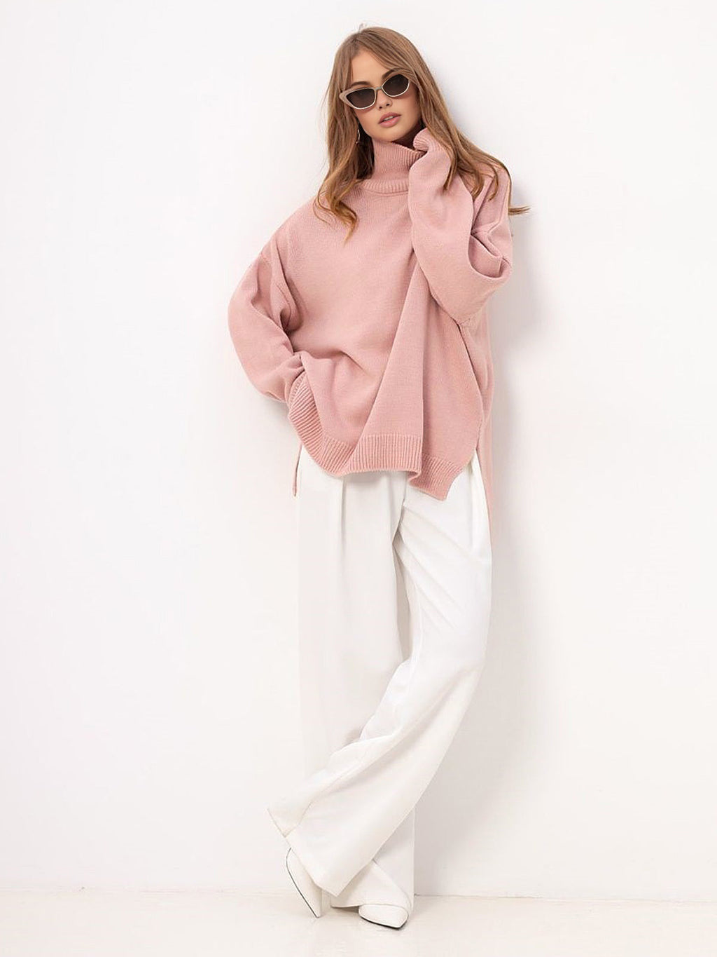Van Berge Mode® | Oversized Trui met Split