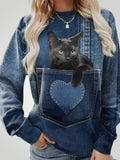 Van Elst Mode¶© | Stijlvolle kattentrui (TIJDELIJK 50% KORTING!)
