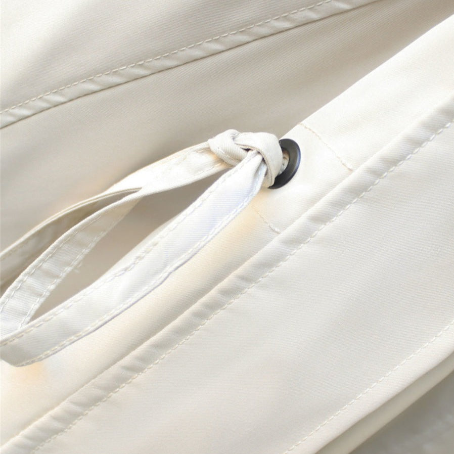 Van Berge Mode® | Moderne Tweekleurige Trenchcoat