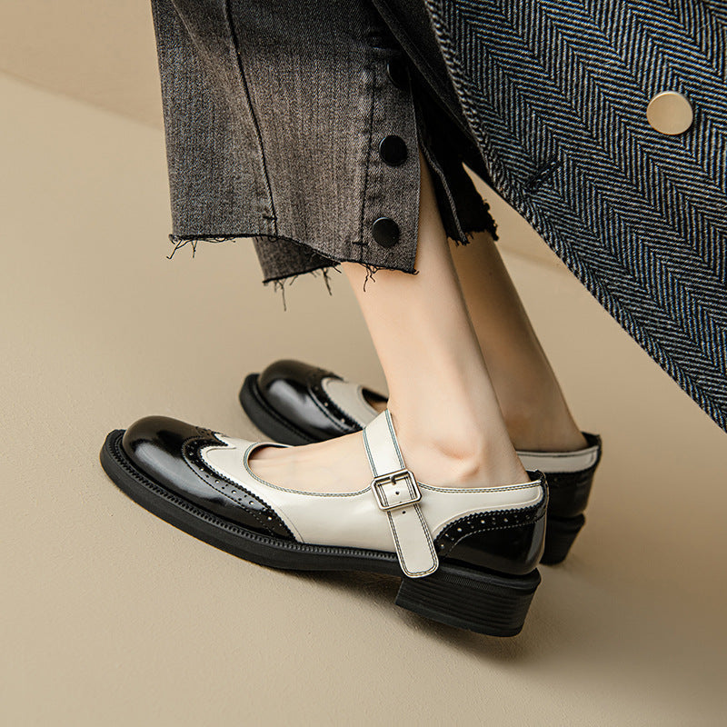 Van Elst Mode®| Tijdloze Mary Jane Schoenen