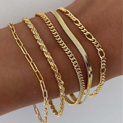 Van Berge Mode© | Armbandenset Goud