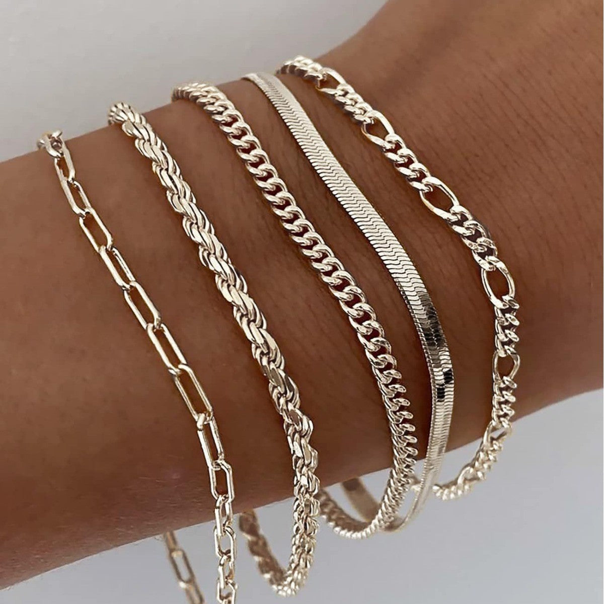 Van Berge Mode© | Armbandenset Goud