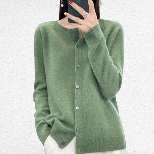 Van Berge Mode® | Elegante Knoopjes Cardigan