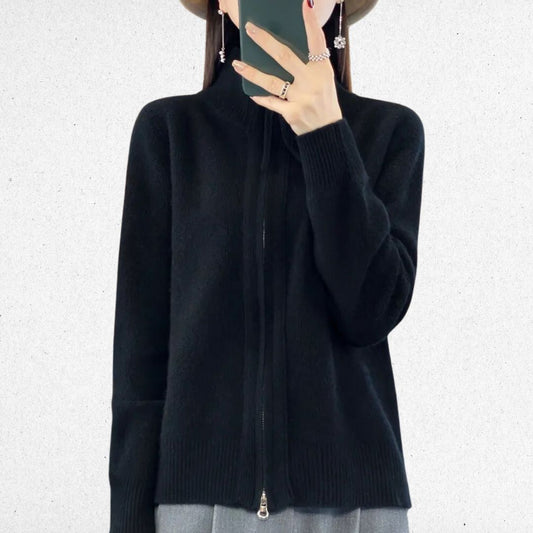 Van Berge Mode® | Cozy Zip-Up Cardigan