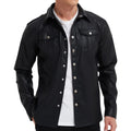 Van Elst Mode® | Kunstlederen Long Sleeve