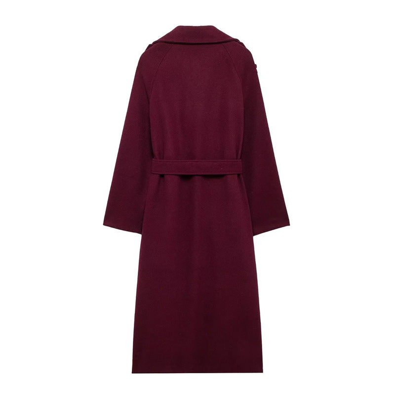 Van Berge Mode® | Classy Burgundy Jas