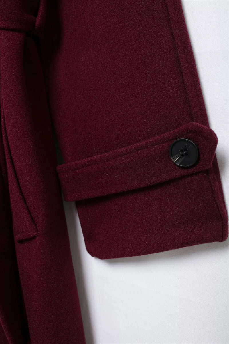 Van Berge Mode® | Classy Burgundy Jas