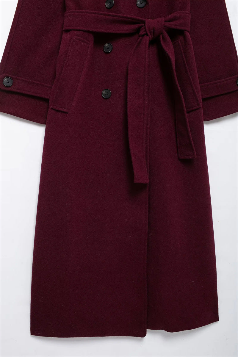 Van Berge Mode® | Classy Burgundy Jas