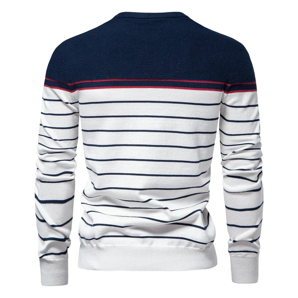 Van Elst Mode® | Herentrui Met Streepdesign