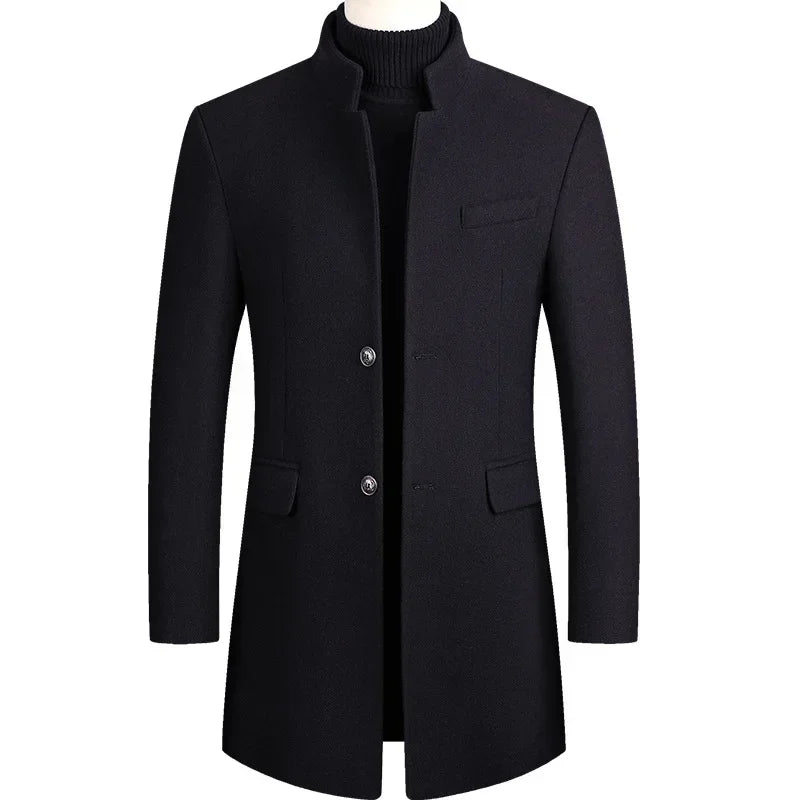 Van Elst Mode® | Kasjmier-wollen heren trenchcoat