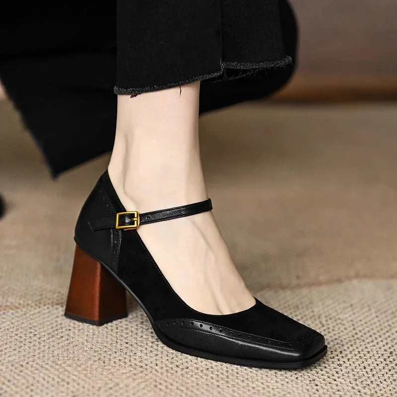 Van Elst Mode®| Klassieke Kunstlederen Pumps