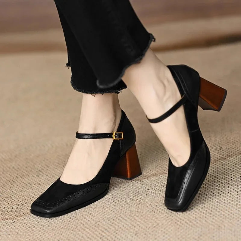 Van Elst Mode®| Klassieke Kunstlederen Pumps