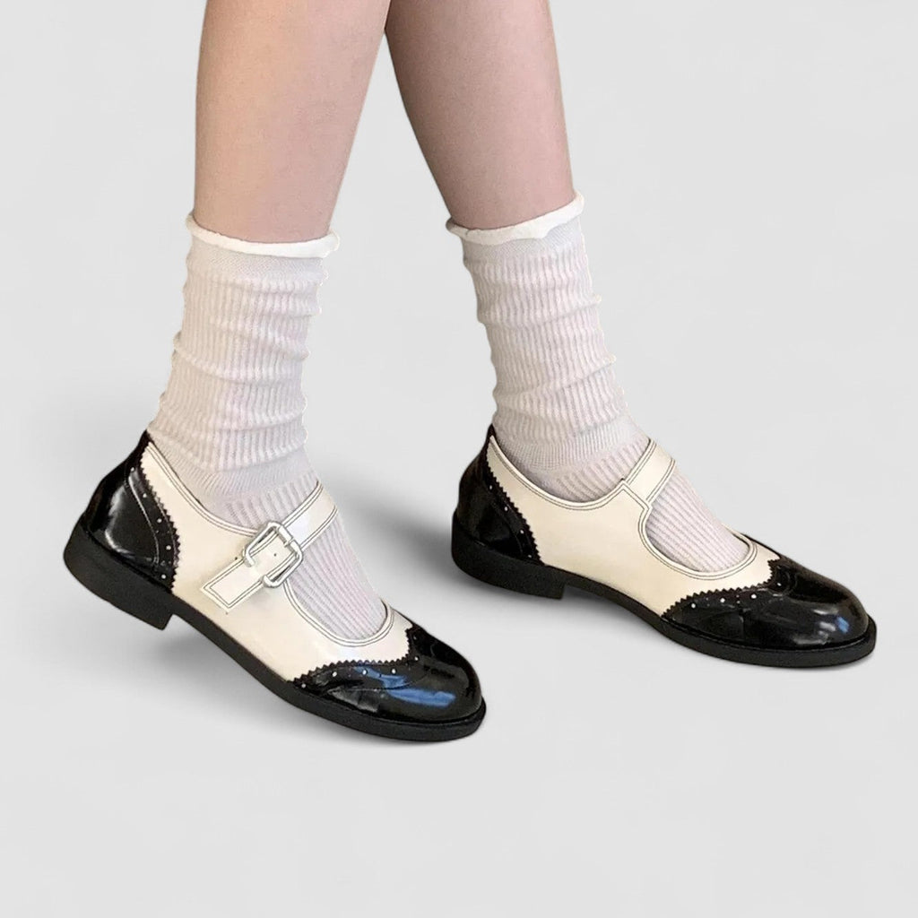 Van Elst Mode®| Tijdloze Mary Jane Schoenen