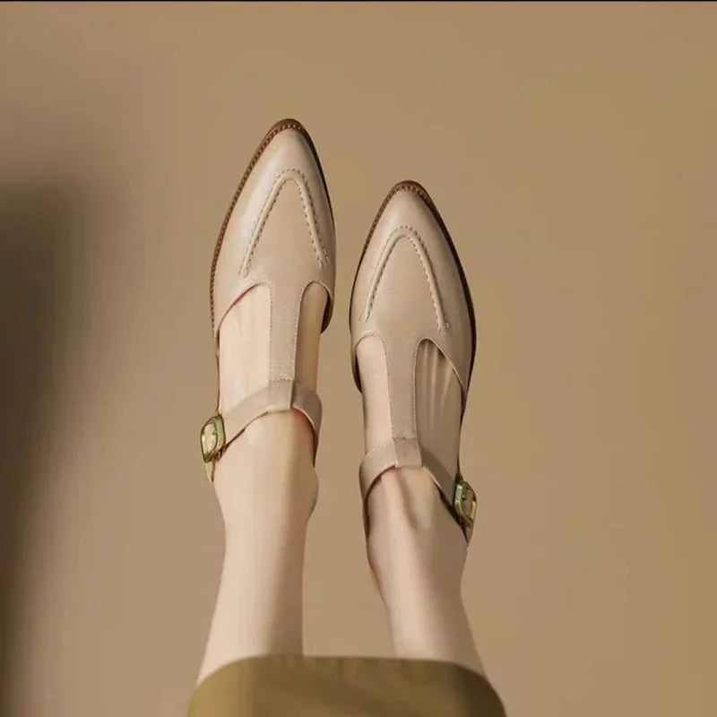 Van Elst Mode®| Klassieke Buckle kunstkunstleren Schoenen