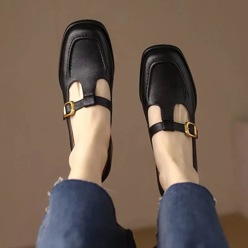 Van Elst Mode®| Elegante T-Strap Schoenen