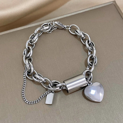 Van Berge Mode© | Gouden Hart Charm Armband