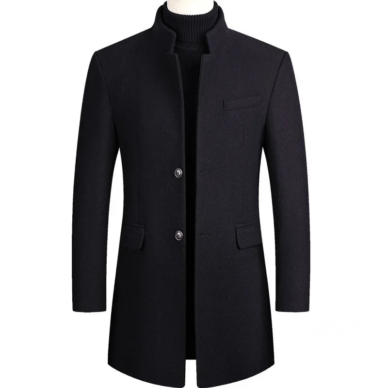 Van Elst Mode® | Kasjmier-wollen heren trenchcoat