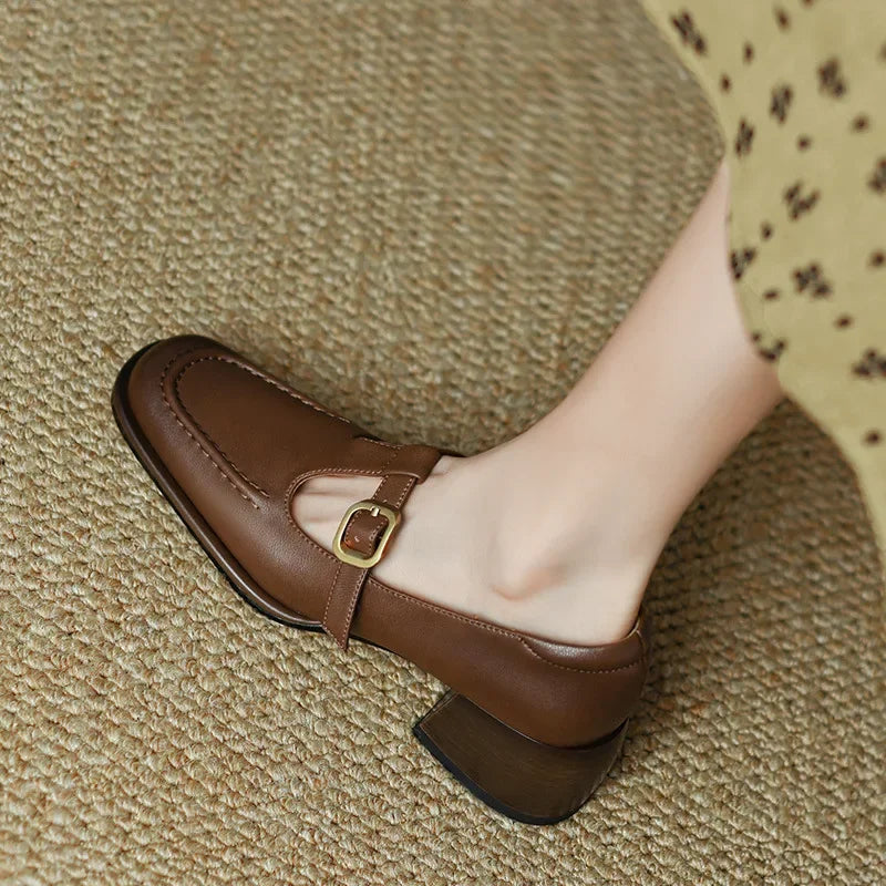 Van Elst Mode®| Elegante T-Strap Schoenen
