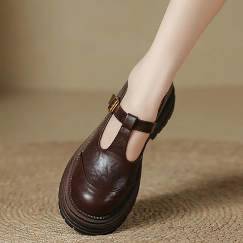 Van Elst Mode®| Klassieke T-Bar Schoenen